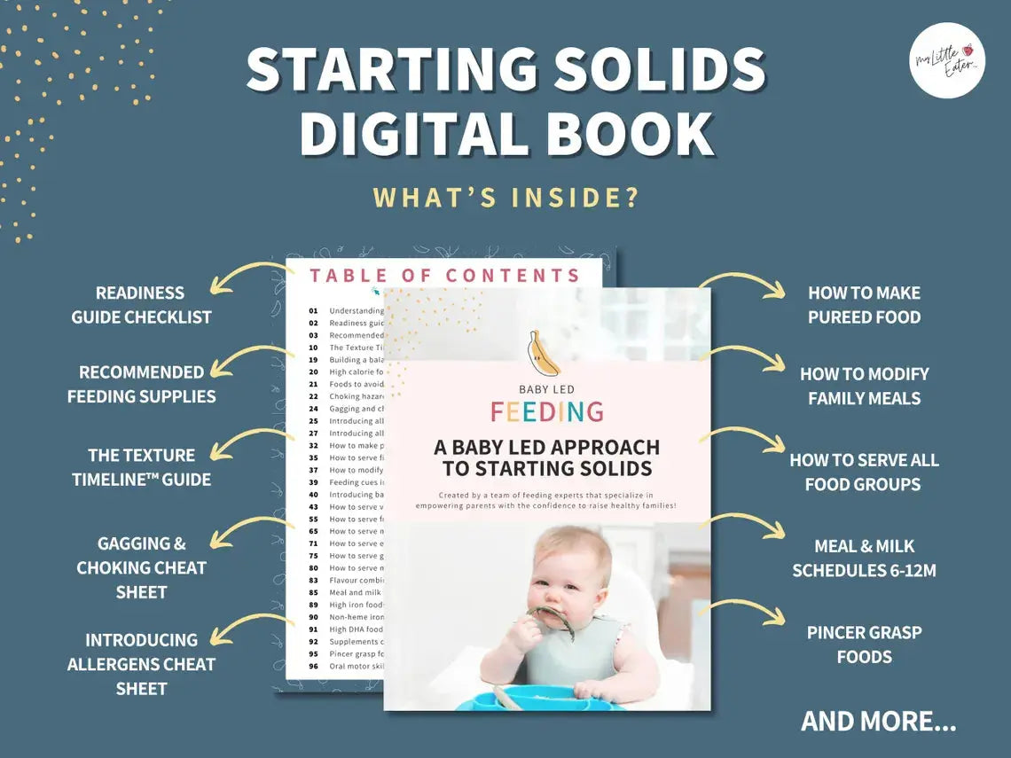 Baby Food Meal Plan & First Foods Guide (Digital Download) Grab3