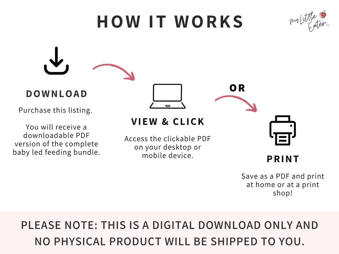 Baby Food Meal Plan & First Foods Guide (Digital Download) Grab3