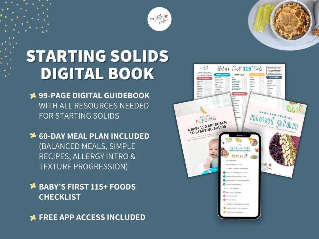 Baby Food Meal Plan & First Foods Guide (Digital Download) Grab3