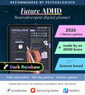 2026 ADHD Digital Planner (Dark Rainbow) | Self-Care & Productivity for iPad & Android Grab3