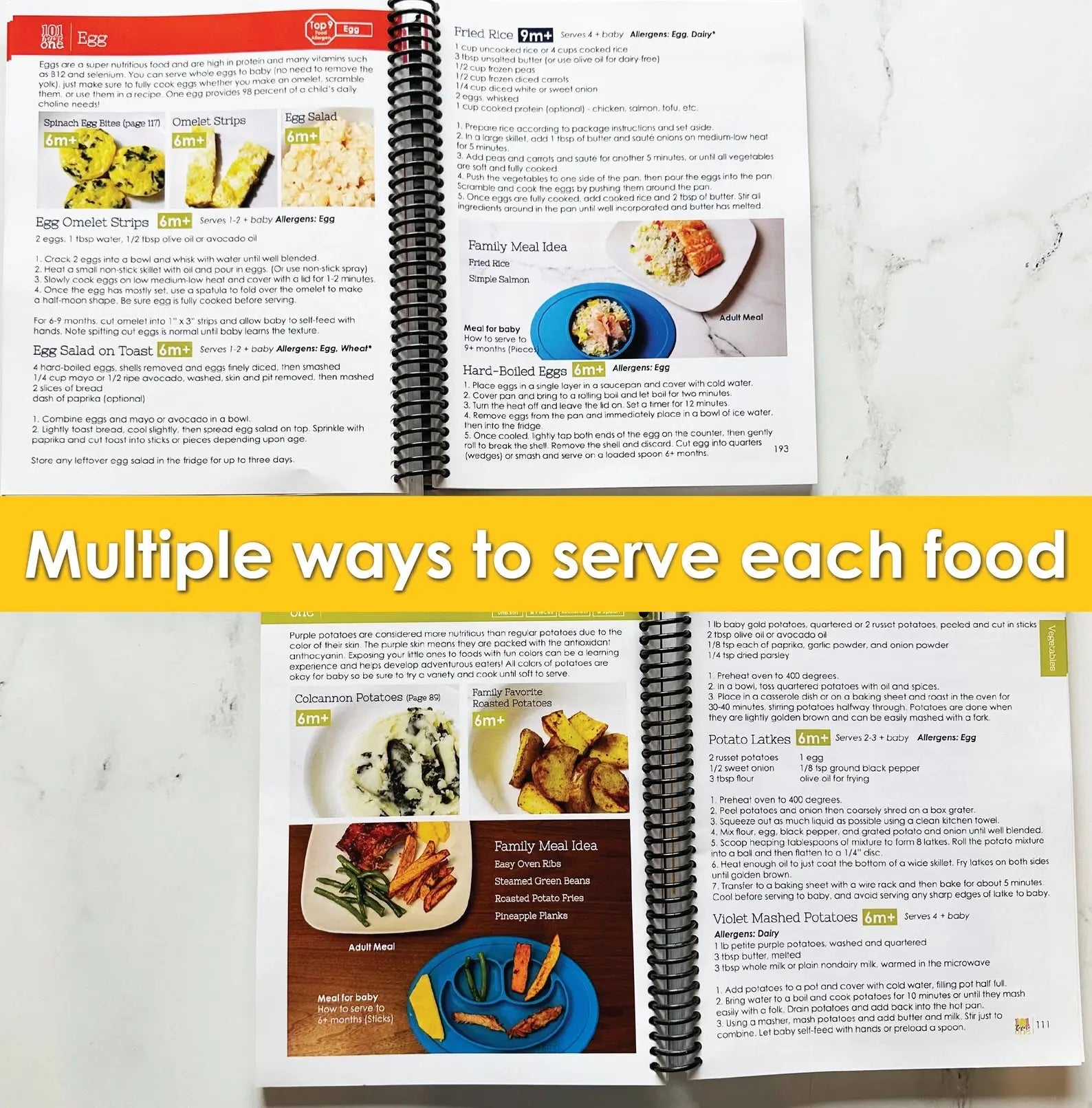 Baby-led Weaning Printed Guide & 101 Food Checklist from 101 before one Grab3