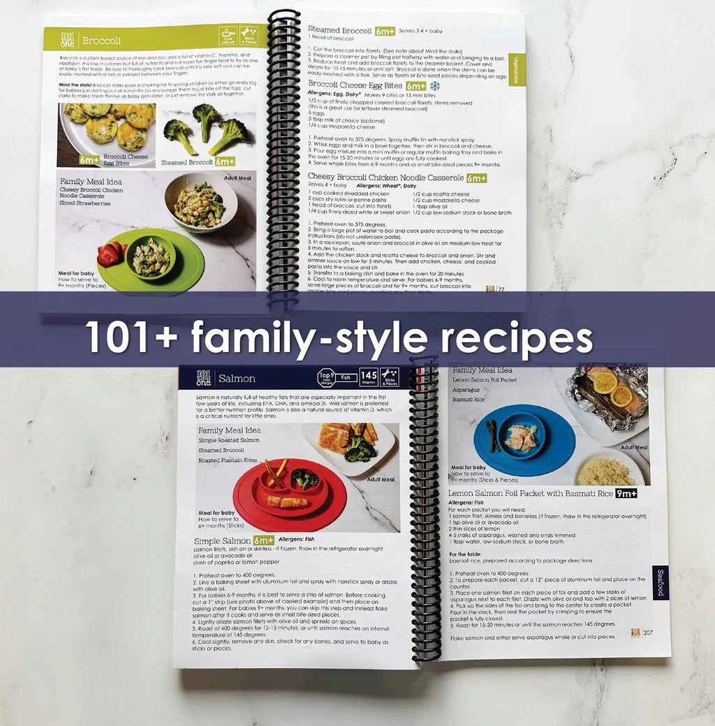 The Ultimate Baby-Led Weaning Binder – 101 First Foods Checklist & Complete Printed Guide for Starting Solids