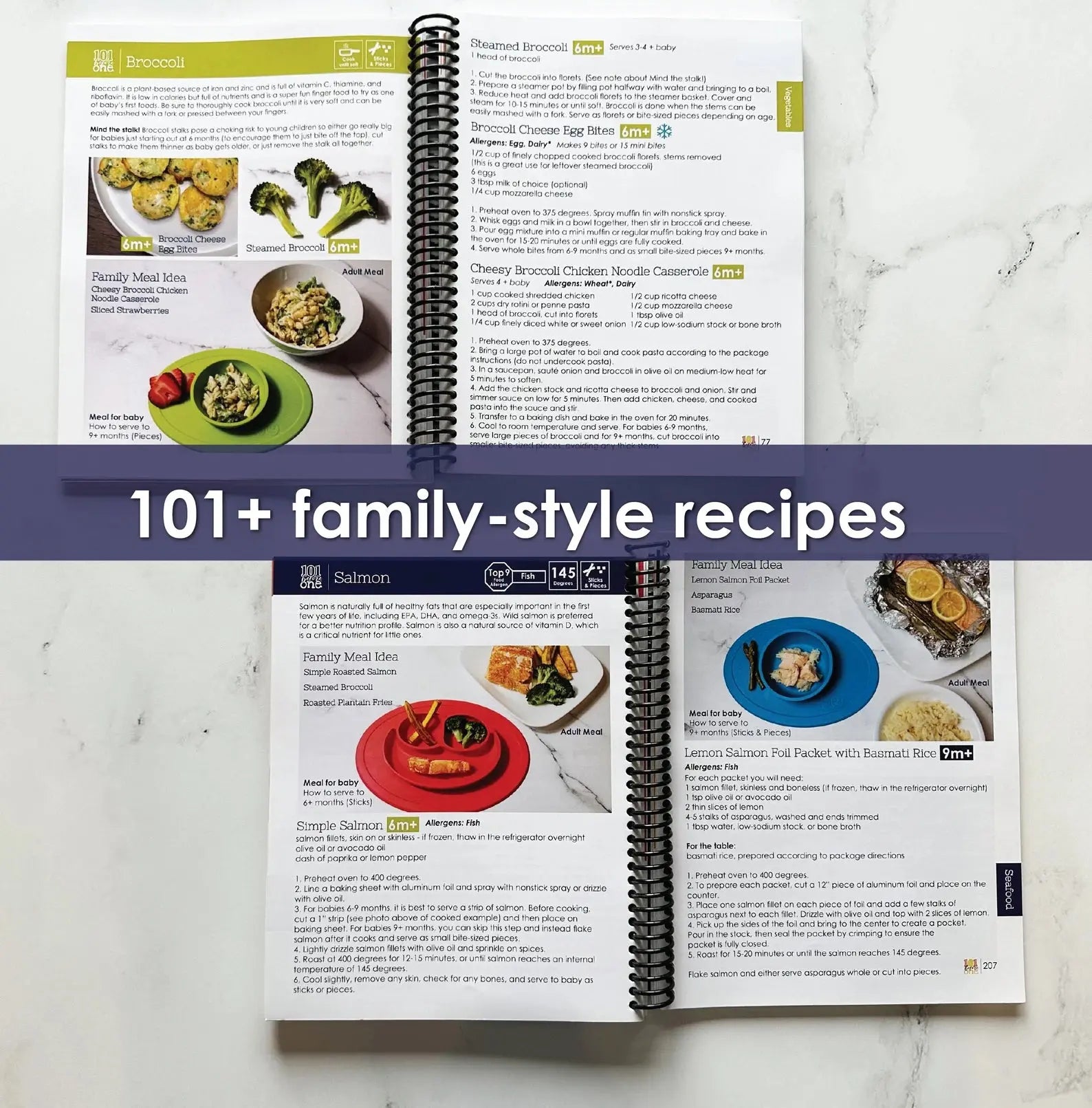 The Ultimate Baby-Led Weaning Binder – 101 First Foods Checklist & Complete Printed Guide for Starting Solids