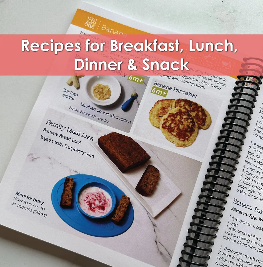 Baby-led Weaning Printed Guide & 101 Food Checklist from 101 before one Grab3