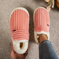 Women’s Fleece Lined Slippers – Cozy Warm Indoor Comfort Shoes