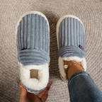 Women’s Fleece Lined Slippers – Cozy Warm Indoor Comfort Shoes