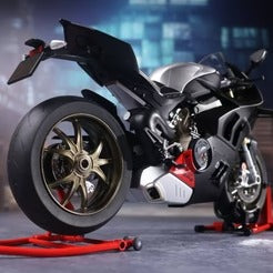 1:6 Ducati V4S with Smoke