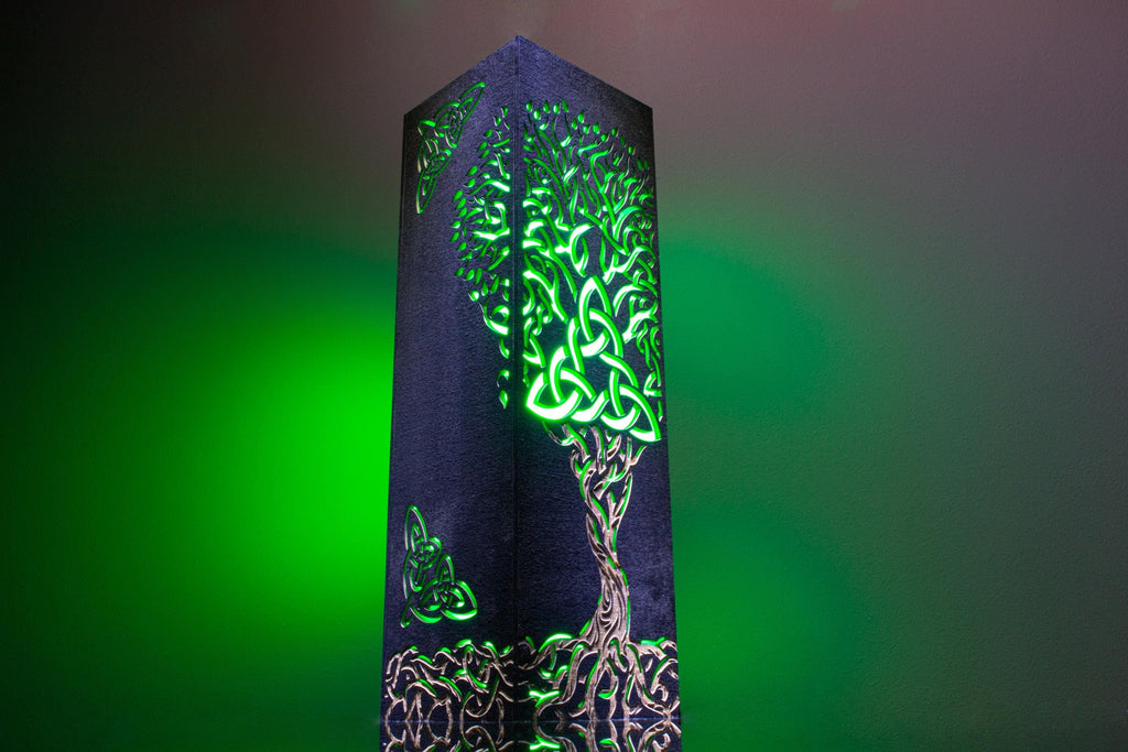 Tree of Life LED Night Lamp – Norse Viking Mythology Decor