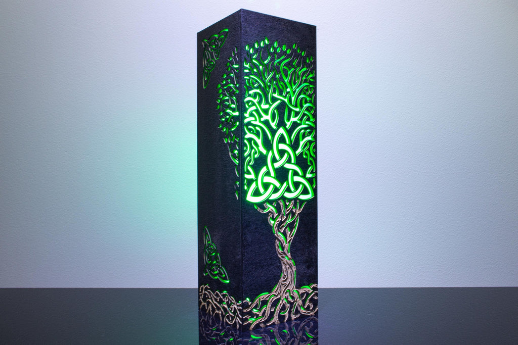 Tree of Life LED Night Lamp – Norse Viking Mythology Decor