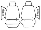 Neoprene Seat Covers for Toyota Hilux SR / SR5 (2016–On) – Waterproof Custom Fit Front & Rear Set