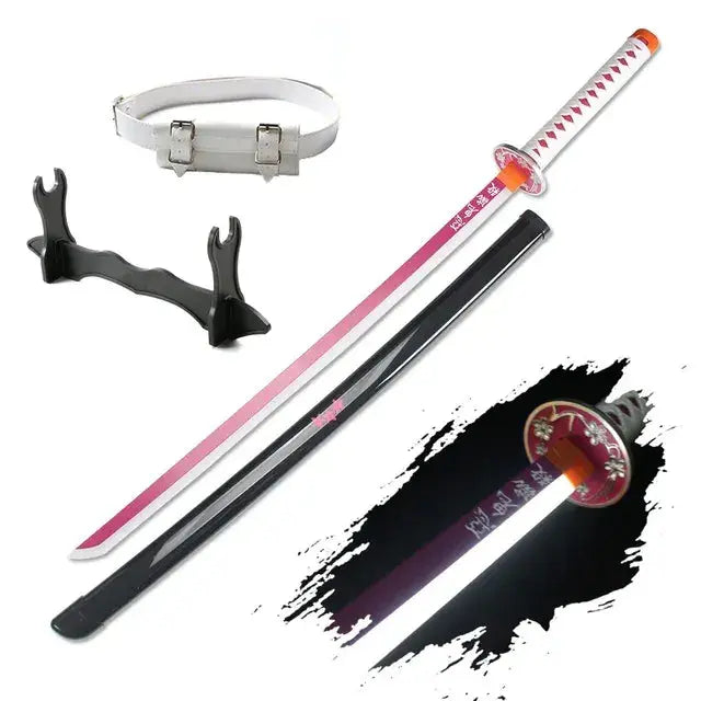 Demon Slayer LED Katana Sword – Glowing Nichirin Anime Cosplay Replica Grab3