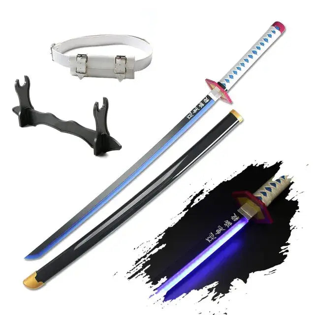 Demon Slayer LED Katana Sword – Glowing Nichirin Anime Cosplay Replica Grab3
