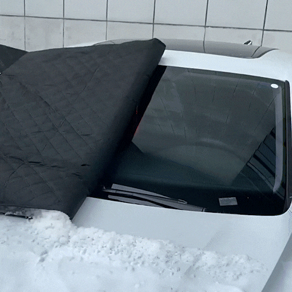 Magnetic Car Windshield Snow Cover – Ice & Frost Protection