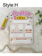 Kids First Day of School Sign