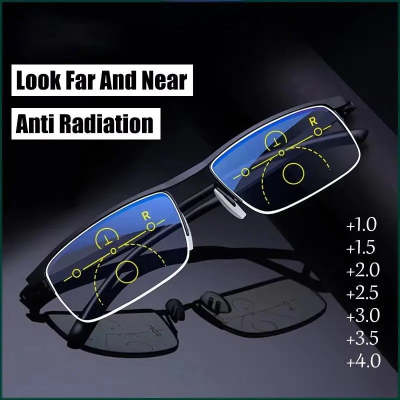 Progressive Reading Glasses – Blue Light Filter & Adaptive Focus Design Grab3