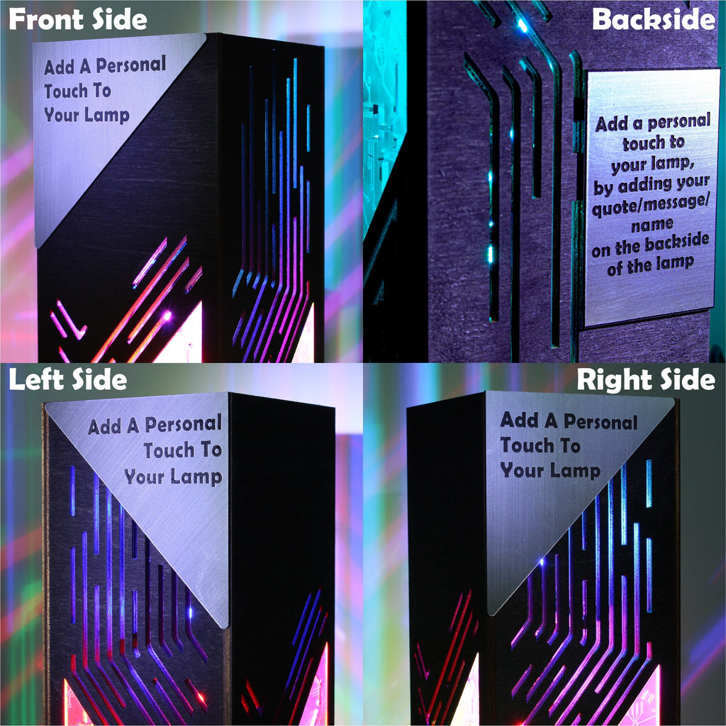 Cyberpunk Circuit Board LED Lamp – RGB Futuristic Night Light Decor
