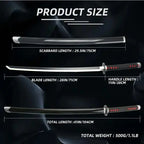 Flame Red LED Katana Sword Kyojuro rengoku flame – Anime Samurai Decor Light