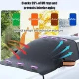 Magnetic Car Windshield Snow Cover – Ice & Frost Protection Grab3