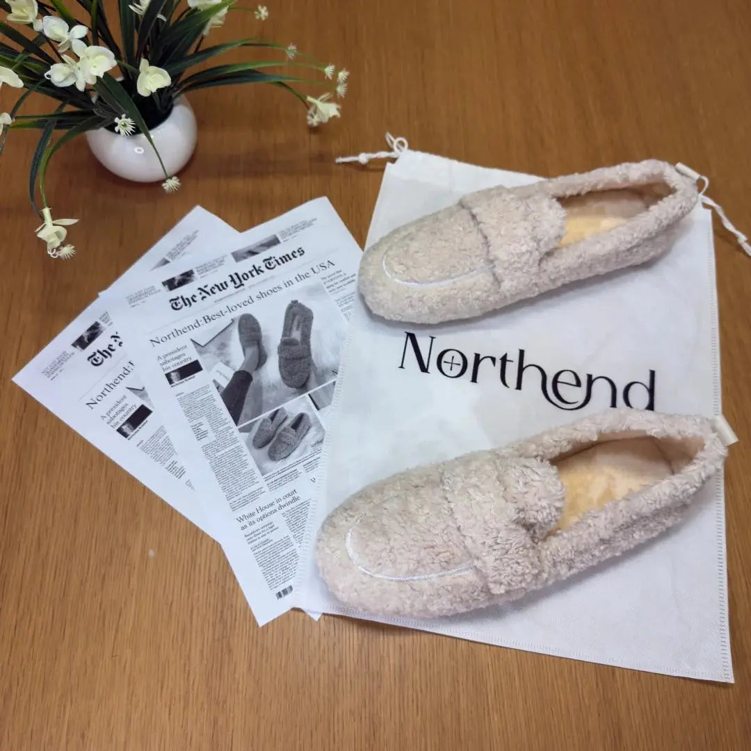 Women’s Cozy Fleece Lined Loafers – Soft Slip-On Comfort Shoes Grab3