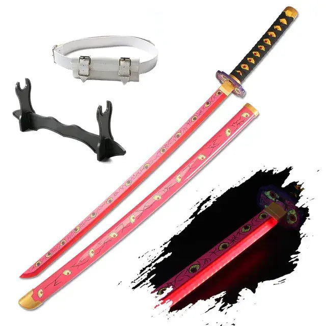 Demon Slayer LED Katana Sword – Glowing Nichirin Anime Cosplay Replica Grab3