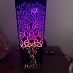Tree of Life LED Night Lamp – Norse Viking Mythology Decor