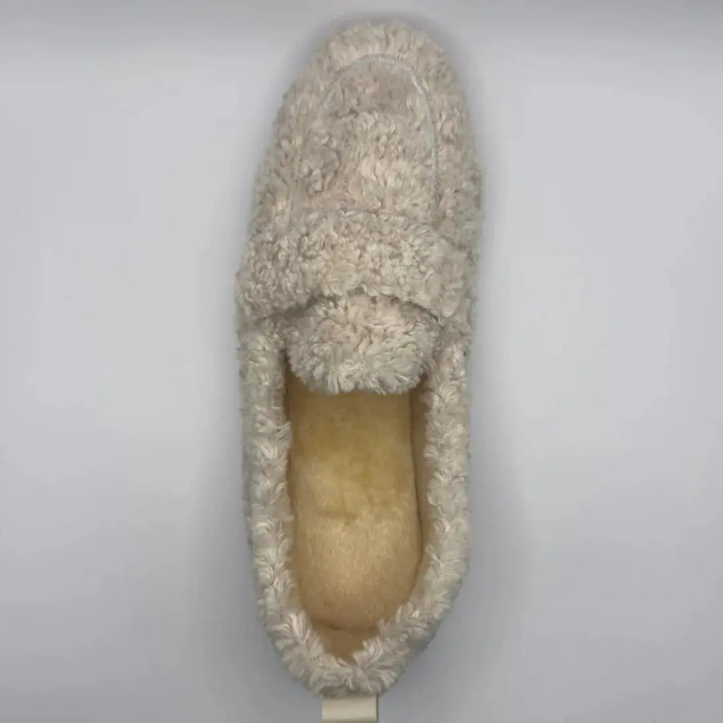 Women’s Cozy Fleece Lined Loafers – Soft Slip-On Comfort Shoes Grab3