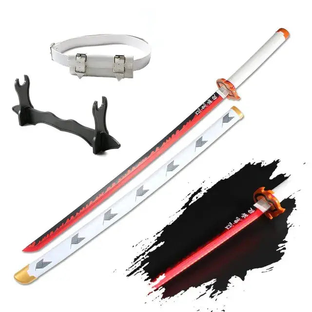 Demon Slayer LED Katana Sword – Glowing Nichirin Anime Cosplay Replica Grab3