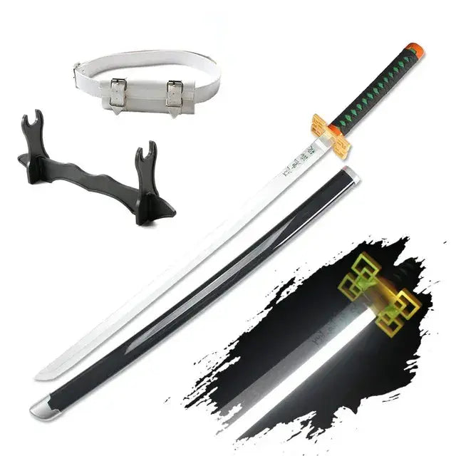 Demon Slayer LED Katana Sword – Glowing Nichirin Anime Cosplay Replica Grab3