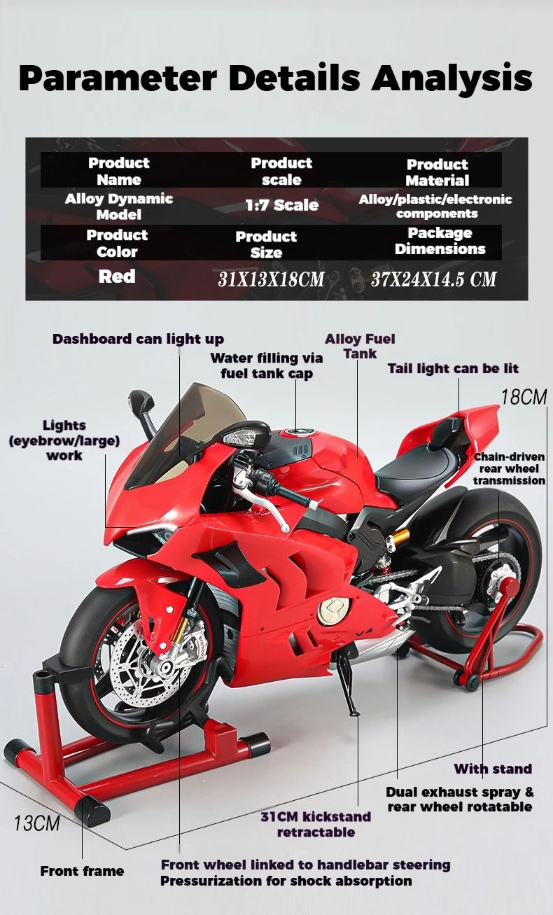 1:6 Ducati V4S with Smoke