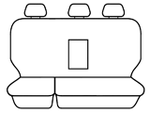 Neoprene Seat Covers for Toyota Hilux SR / SR5 (2016–On) – Waterproof Custom Fit Front & Rear Set