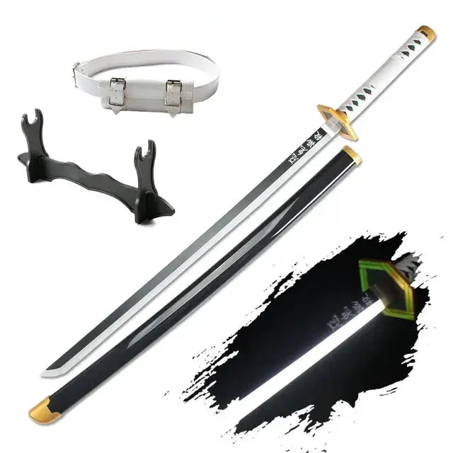 Demon Slayer LED Katana Sword – Glowing Nichirin Anime Cosplay Replica Grab3