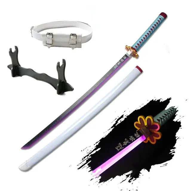 Demon Slayer LED Katana Sword – Glowing Nichirin Anime Cosplay Replica Grab3