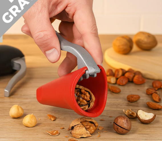 Manual Nutcracker – Easy Handheld Nut Cracker for Walnuts & Hazelnuts