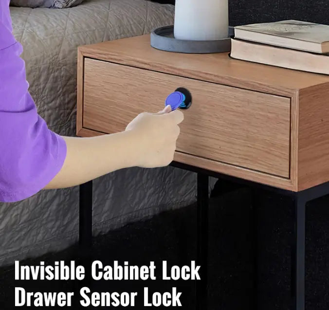 Invisible RFID Cabinet Lock – Keyless Hidden Drawer & Child Safety Lock Grab3