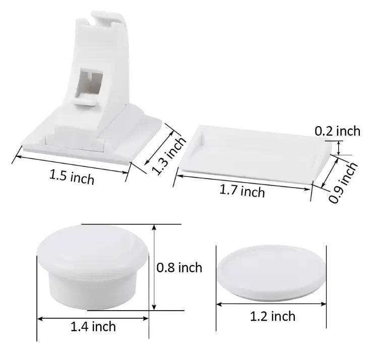 Hidden Magnetic Cabinet Lock – Child Safety Drawer & Door Lock Set Grab3