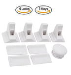 Hidden Magnetic Cabinet Lock – Child Safety Drawer & Door Lock Set Grab3