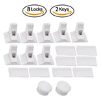 Hidden Magnetic Cabinet Lock – Child Safety Drawer & Door Lock Set Grab3