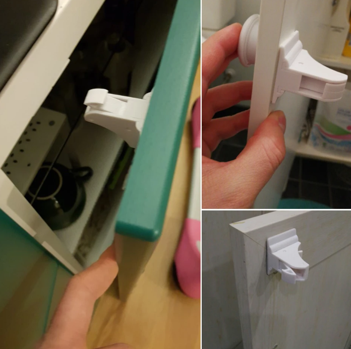 Hidden Magnetic Cabinet Lock for Kids – Child Safety Drawer & Door Lock (Multiple Lock & Key Sets)