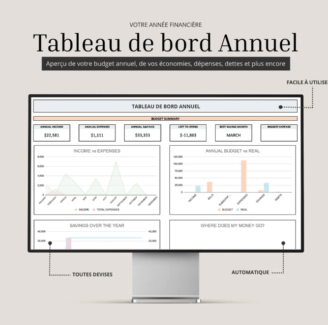 Modèle Avancé Gestion Finance Couple & Famille