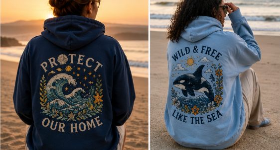 Ocean Soul Collection™ – Vintage Coastal Hoodies & Tees for Sea Lovers