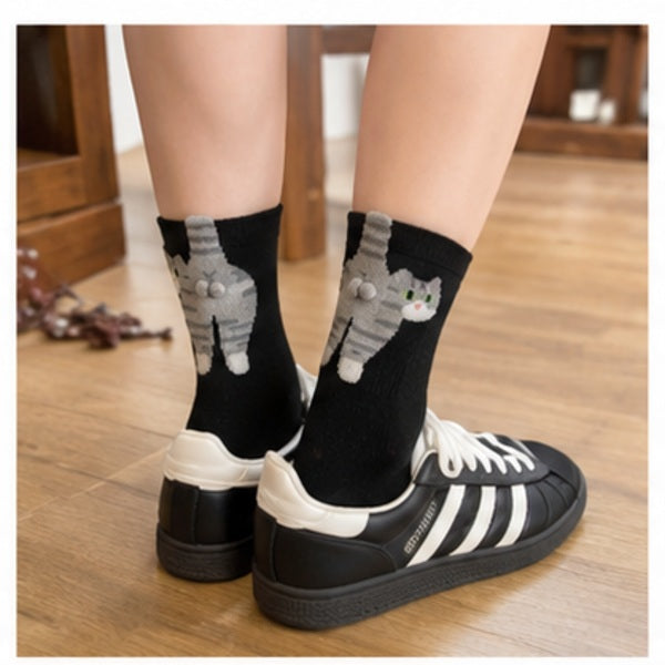 Funny Cat Socks