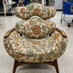Adrian Pearsall Style Lounge Chair — Mid-Century Curved Sculptural Armchair