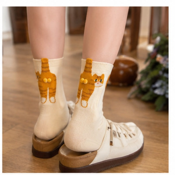 Funny Cat Socks