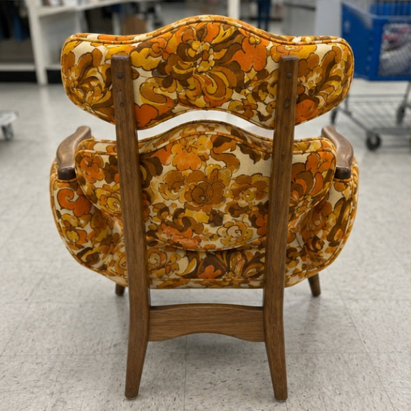 Adrian Pearsall Style Lounge Chair — Mid-Century Curved Sculptural Armchair